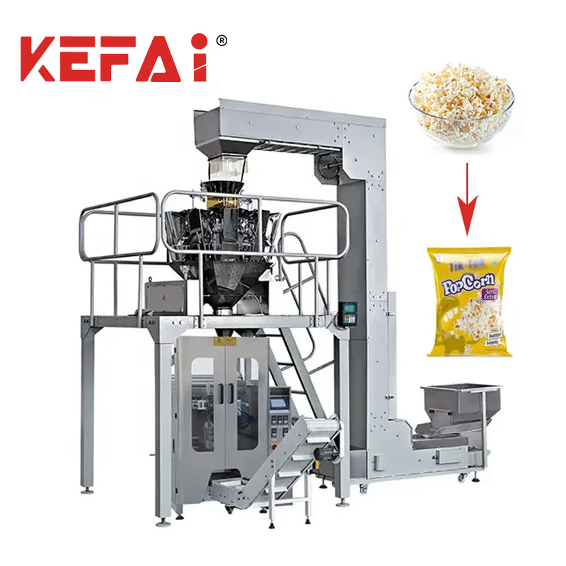 KEFAI többfejű pattogatott kukorica csomagológép