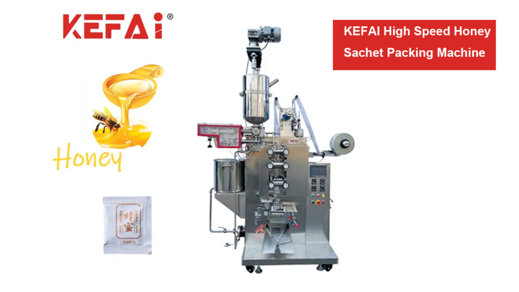 KEFAI nagy sebességű automatikus pasztahenger csomagológép méz 1